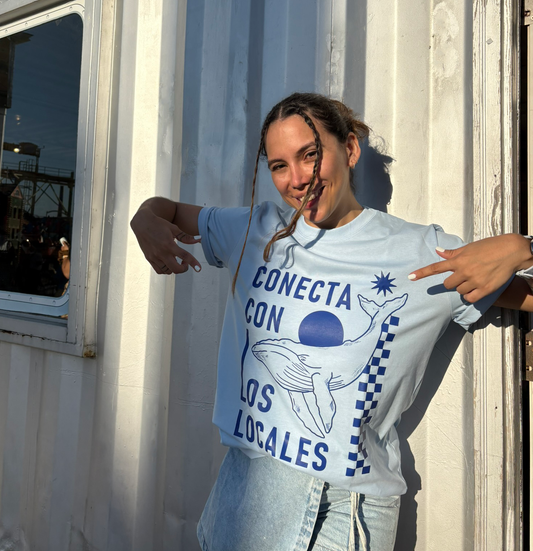 Camiseta Over Size Unisex Conecta con los locales